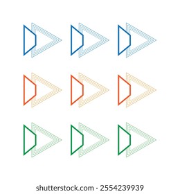 Arrow Design Set Collection for multi purpose use