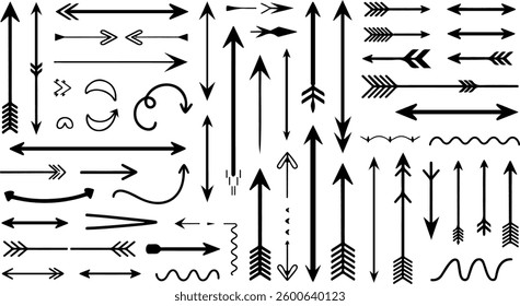 Arrow design vector art collection