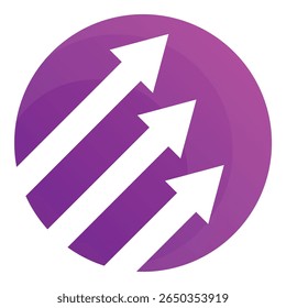 Arrow design vector icon logo