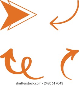 Arrow desin  vector style,white background
