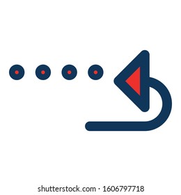
Arrow, destination Isolated Vector Icon which can be easily modified or edited
