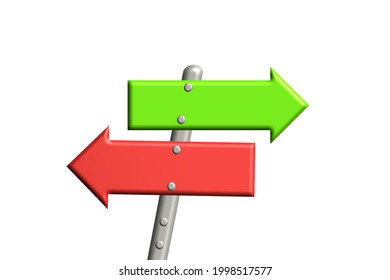 Arrow destination sign in eps view