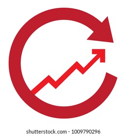 arrow diagram logo business