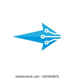 Arrow Digital Logo Icon Design