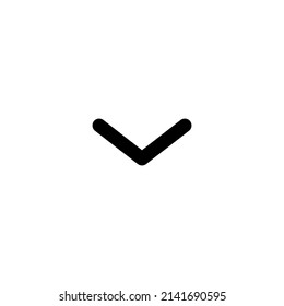 arrow direction black line isolated in white background