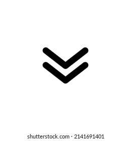 arrow direction black line isolated in white background