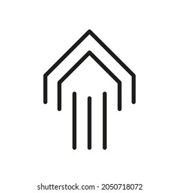 Arrow, Direction, Arrow Button Related Vector Line Icon