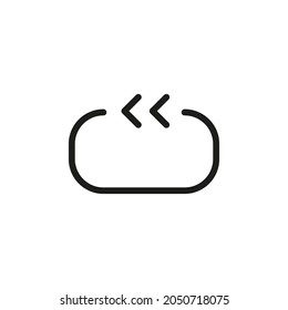 Arrow, Direction, Arrow Button Related Vector Line Icon