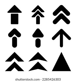 arrow direction icon design collection