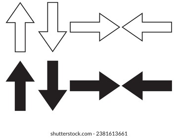arrow direction icon set, icon set