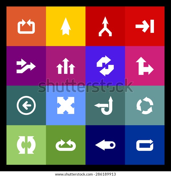 arrow direction icon
set