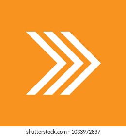 Arrow, Direction icon, stock vector, eps10.