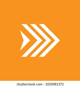 Arrow, Direction icon, stock vector, eps10.