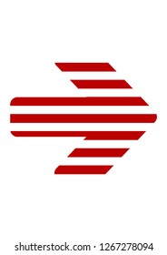 arrow and direction icon vector, can use for logo and symbol