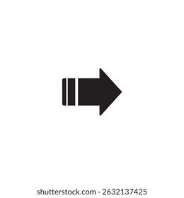 Icono de dirección de flecha Ilustración de Vector Diseño de logotipo