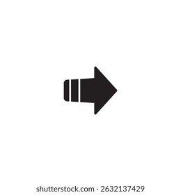 Icono de dirección de flecha Ilustración de Vector Diseño de logotipo