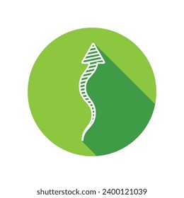 arrow direction icon vector template illustration logo design