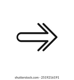 Arrow or direction logo design icon with creative idea
