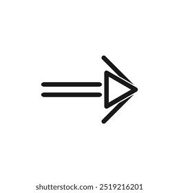 Arrow or direction logo design icon with creative idea