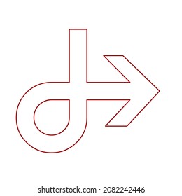 arrow direction navigation next symbol