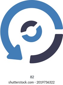 Arrow or Direction or Refresh Icon Concept