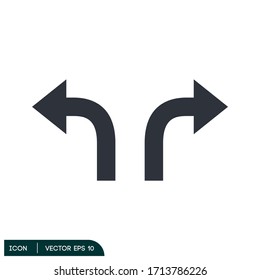arrow direction road sign design element vector eps 10 