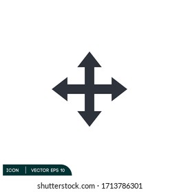 arrow direction road sign design element vector eps 10 