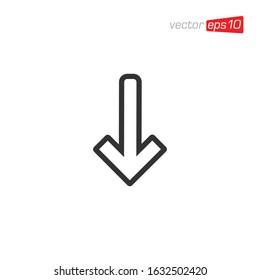 Arrow Direction Sign Icon Design Vector