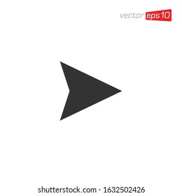 Arrow Direction Sign Icon Design Vector