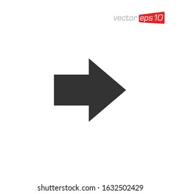 Arrow Direction Sign Icon Design Vector