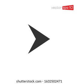 Arrow Direction Sign Icon Design Vector