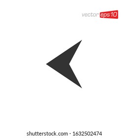 Arrow Direction Sign Icon Design Vector
