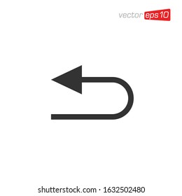 Arrow Direction Sign Icon Design Vector