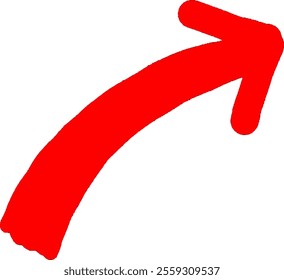 Arrow and direction symbol illustration with isolated white background