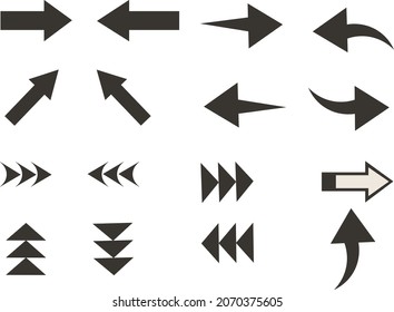arrow direction vector good for use sosil media or we