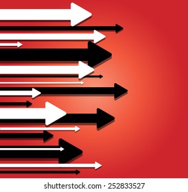 Arrow direction. vector / illustration