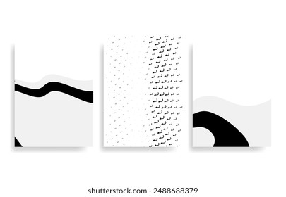arrow doodle  flat halftone template  set 