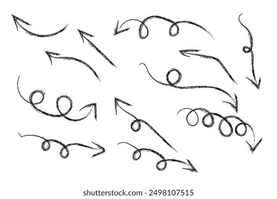 arrow, doodle, grunge, scribble, paint, design, vector, icon, down, set, shape, background, up, drawn, graphic, thick, hand, marker, bend, art, black, abstract, isolated, cartoon, line, graffiti, chin
