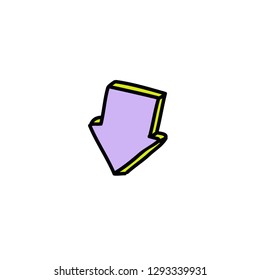 arrow doodle icon