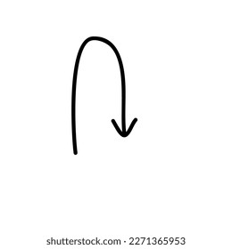 Arrow Doodle Illustration, Icons, and Graphics.