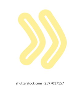 Arrow Doodle Pastel Colorful Brush Outline Cute Hand Drawn Shape