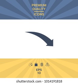 Arrow down icon