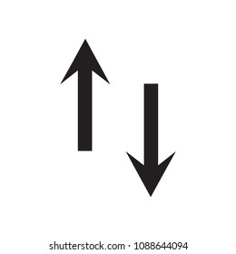 Arrow up and down icon
