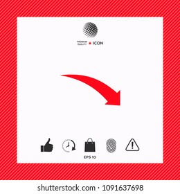 Arrow down icon