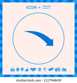 Arrow down icon