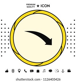 Arrow down icon