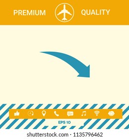 Arrow down icon