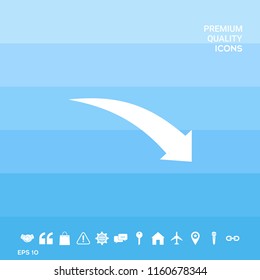 Arrow down icon