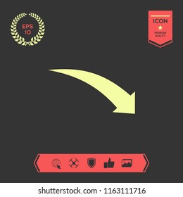 Arrow down icon