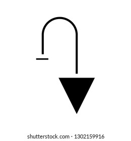 arrow down icon